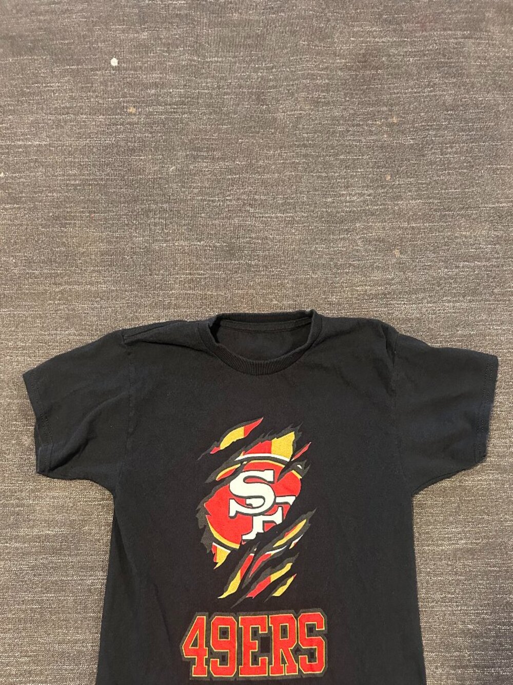 San Francisco 49ers NFL Football Black Graphic T-Shirt Size Small